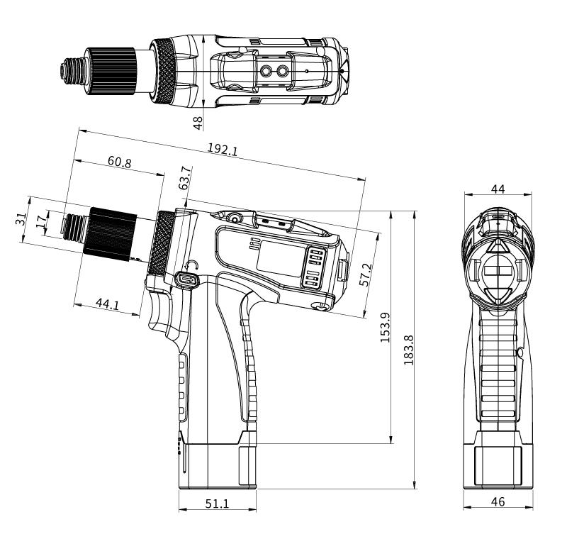 KILEWS SKC-PTA-BT External Dimension